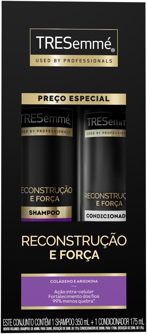 TRESemmé Kit Reconstrução e Força Shampoo 350ml + Condicionador 175ml